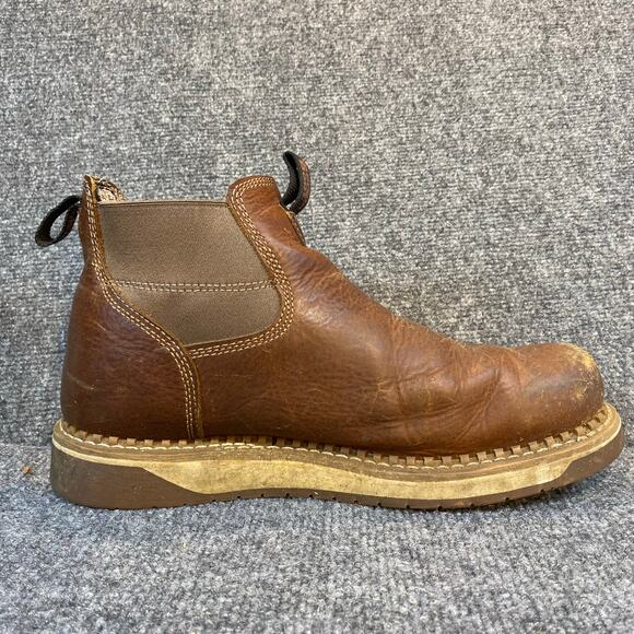 Georgia Boot AMP LT Wedge Waterproof Slip On Chelsea Work Boots Mens 11.5 main image 4